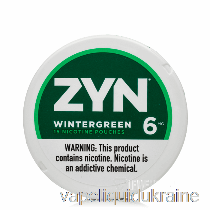 Vape Liquid Ukraine ZYN Nicotine Pouches - WINTERGREEN 6mg